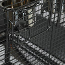 PAWS ASIA Suppliers Luxury Large Bird Cage Play Top With Tray And Wheels