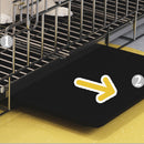 PAWS ASIA Wholesale Stackable Transport Large Steel Dog Cage Plastic Tray Chicken Rabbit House