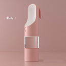 PAWS ASIA Factory Portable Travel Multi Use 2 In 1 Dog Food Pet Water Bottle For Drinking 400 ML