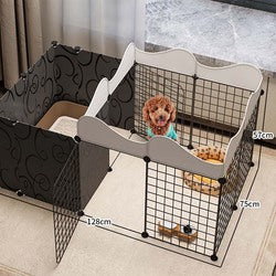 PAWS ASIA Suppliers Metal Small Freely Combined Dog Fence For Pet Isolation Cat Barrier Kennel
