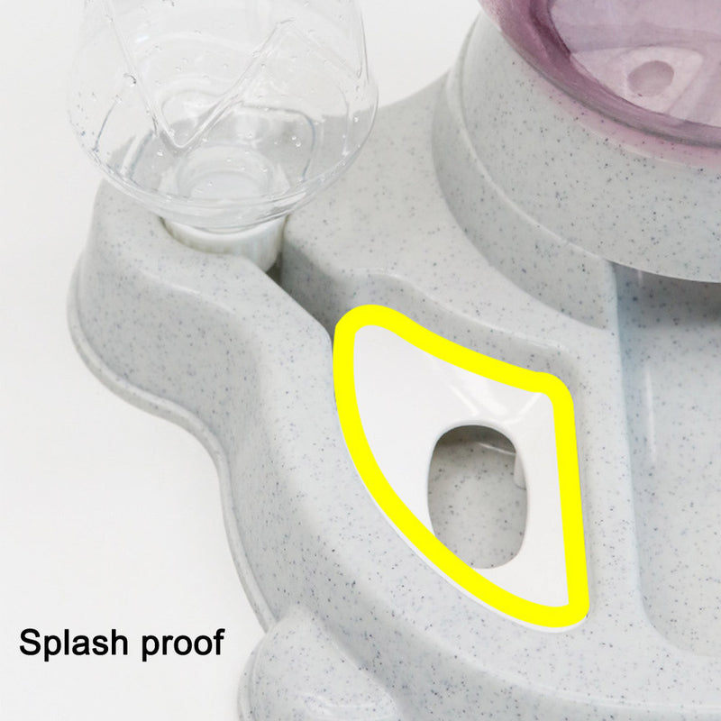 PAWS ASIA Suppliers Eco Friendly Plastic Cute Automatic Self Filling Food And Water Dog Bowl Cat
