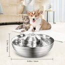 PAWS ASIA Manufacturers Ring 360 Degrees Dog Cat Automatic Pet Feeder Bowl Water Drinking