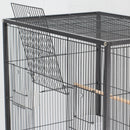 PAWS ASIA Manufacturers Hot Selling Black Stainless Steel Wire Breeding Cage For Bird With Tray