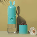PAWS ASIA Factory Portable Travel Multi Use 2 In 1 Dog Food Pet Water Bottle For Drinking 400 ML