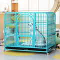 PAWS ASIA Suppliers Pet Carrying Large Dog Cages Metal Kennels With Wheels And Trays