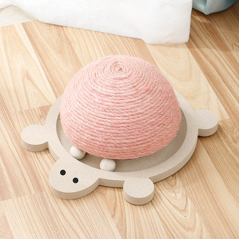 PAWS ASIA Manufacturers New Design Sisal Cute Happy Turntable Cat Toy Kittens Play