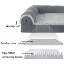 PAWS ASIA Suppliers Premium Luxury Soft Extra Large Waterproof Dog Orthopedic Bed Sofa