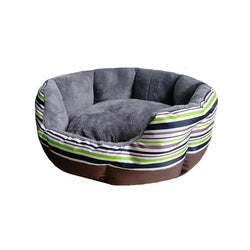 PAWS ASIA Supplier Dropshipping Best Quality Arctic Velvet Round Portable Washable Luxury Dog Bed Cat