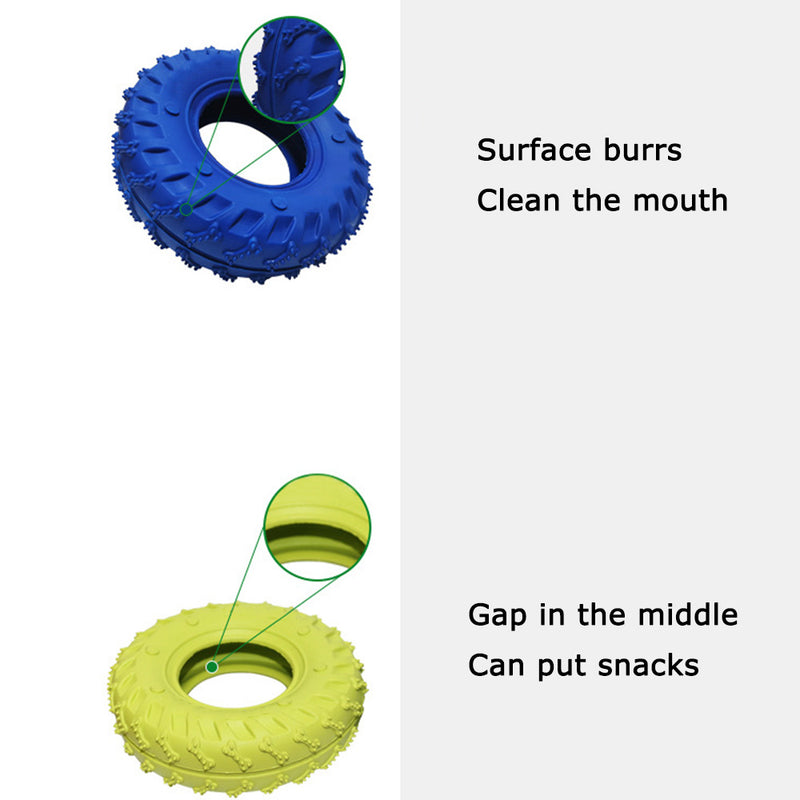 PAWS ASIA Rubber Interactive Activity Teeth Cleaning Durable Treat Dog Toys For Aggressive Chewers