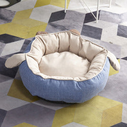 PAWS ASIA Suppliers Eco Friendly Luxury Cute Funny Large Soft Plush Washable Pet Dog Bed Cat