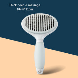 PAWS ASIA Factory Pet Grooming Cleaning Portable White Deshedding Massage Cat Dog Brush Hair Comb