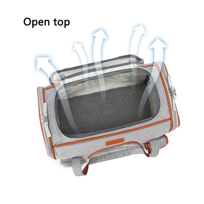 PAWS ASIA Wholesale Mesh Foldable Travel Carrying Large Tote Cat Bag Carrier For Transporting