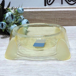 PAWS ASIA Manufacturers Plastic Raised Feed Water And Food Transparent Cat Bowl Dog