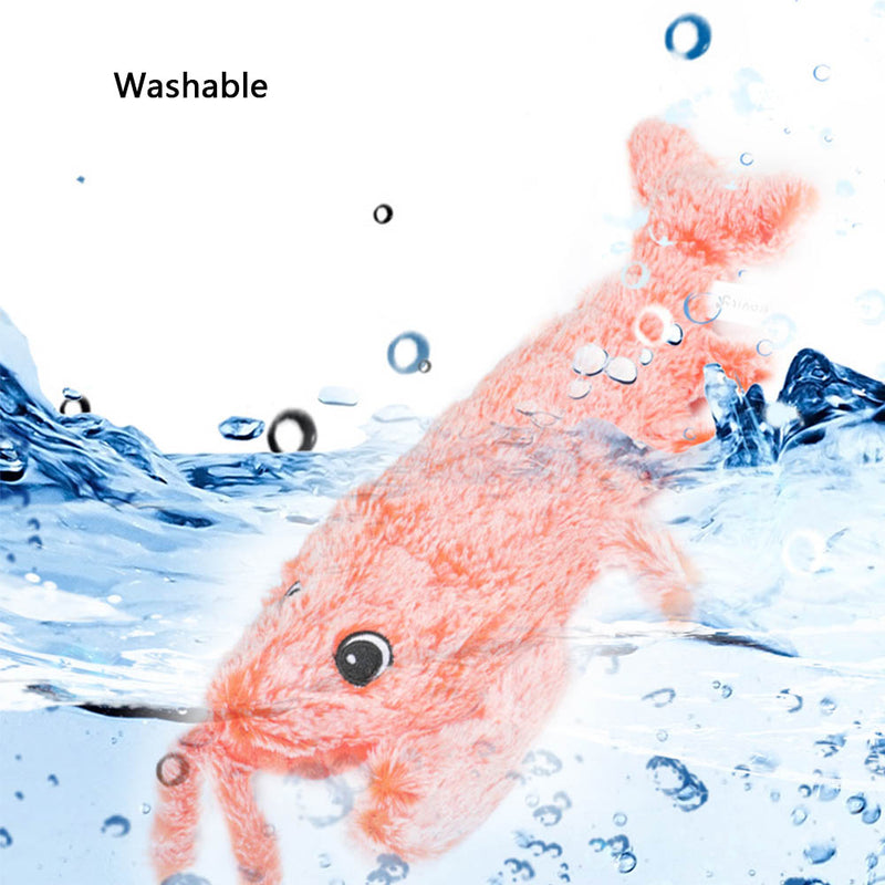 PAWS ASIA Wholesale Plush Cute Lobster Automatic Interactive Electric Cat Toy Dog