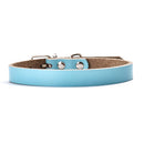 PAWS ASIA Factory Direct Sale Hot Sale Adjustable Vegan Cowhide Leather Plain Color Dog Collar