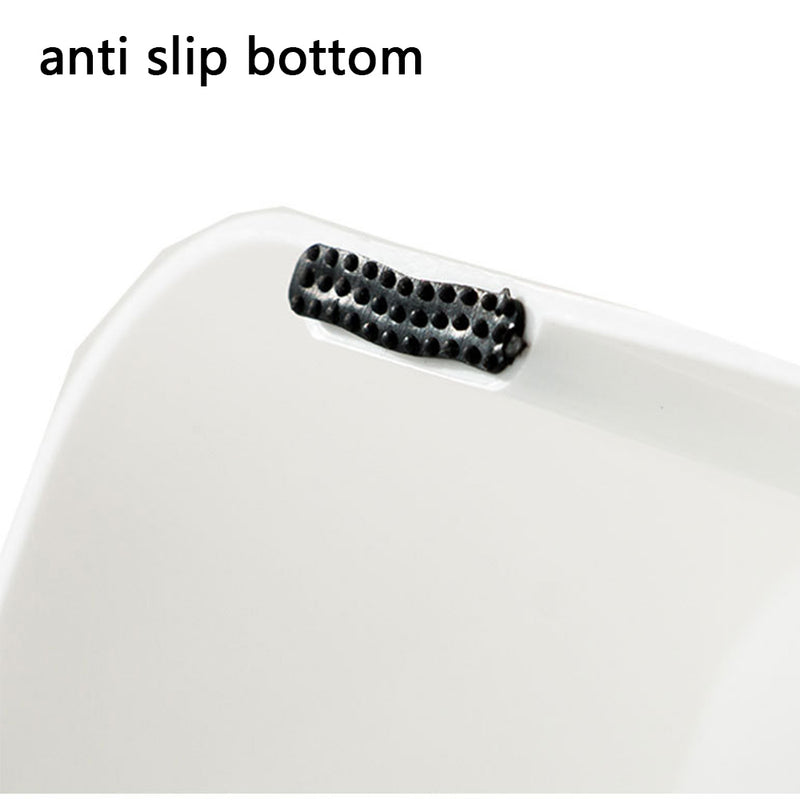 PAWS ASIA Wholesale Plastic Elevated Tilted Dual Purpose Water And Food Cat Bowl With Bottle