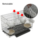 PAWS ASIA Wholesale Foldable Stacked Wire Commercial Pigeon Large Bird Cage For Sale With Tray