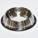 PAWS ASIA Manufacturers Wholesale Custom Logo Modern Designed Portable Non Slip Stainless Dog Bowl Water Food