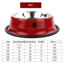 PAWS ASIA Suppliers Stainless Steel Multi Color Custom Print Pet Feeder