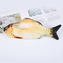 PAWS ASIA OEM Pop plush Anti Anxiety Teasers  Electric Cat Toy Fish With Catnip