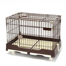 PAWS ASIA Suppliers Metal Cheap Indoor Breeding Rabbit Cage With Wheel For Sale