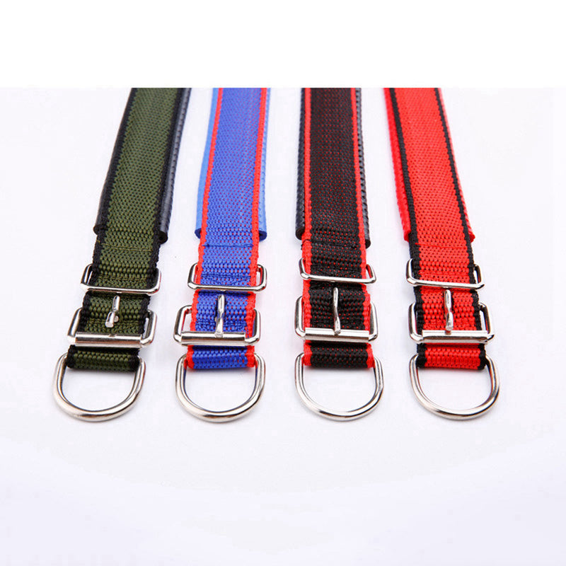 PAWS ASIA Manufacturers Wholesale Custom Adjustable Personalized Luxury Fashion Training Large Stripe Collar Dog
