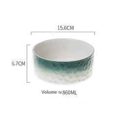 PAWS ASIA Suppliers Wholesale Custom Modern Unique Designed Luxury Ceramic Elevated Cat Bowl Dog With Wood Stand