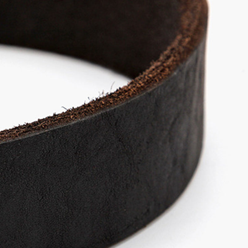 PAWS ASIA Suppliers Hot High Quality Luxury Thick Genuine Cowhide Leather Dog Collar