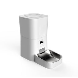 PAWS ASIA Factory Wifi App Phone Control Timing Interactive Video Smart Pet Feeder With Voice 4L