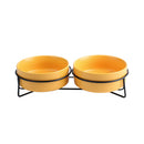 PAWS ASIA Manufacturers Ceramic Protect Cervical Double Elevated Cat Bowl Sets Dog Feeding