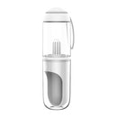 PAWS ASIA Wholesale Pet Outdoor Portable Designed Clear Dog Walk Water Bottle With Filter 330ML