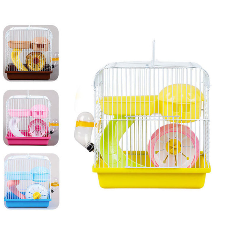 PAWS ASIA Manufacturers Metal Cheap Luxury Two Layer Large Hamster Cage With Accessories