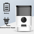 PAWS ASIA Factory Durable Phone App Remote Control Smart Auto Pet Feeder Bowl With Voice Camera Wifi 4L