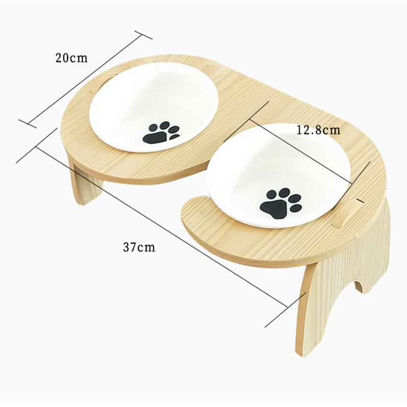 PAWS ASIA China Wholesale Modern Eco Friendly Multifuncional Ceramic Cat Bowls