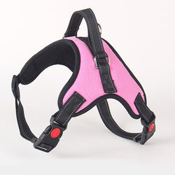 PAWS ASIA Factory Low Moq Oxford Reflective Training Adjustable No Pull Large Dog Harness With Handle