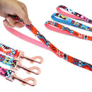 PAWS ASIA Factory High Quality Cute Colored Fancy Vest Puppy Dog Harness And Leash Set