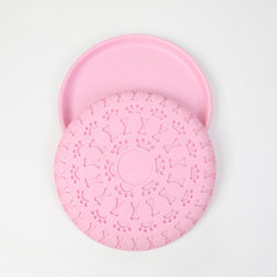 PAWS ASIA Supplier TPR Multifunctional Training Feeding Interactive Activity Dog Toys Flying Disk