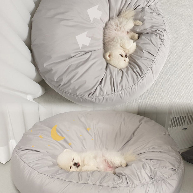 PAWS ASIA Factory Cheap Round Washable Removable Large Warm Soft Padded Minimalist Cat Bed Dog