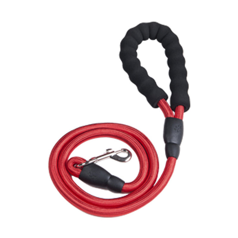 PAWS ASIA Factory 2021 New Pet Products Low MOQ Reflective Premium Rope Anti Slip Handle Dog Leash With Hook