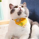 PAWS ASIA Supplier Cheap Stylish Fancy Colorful Mixed Patterns Cute Cat Bandana Collar
