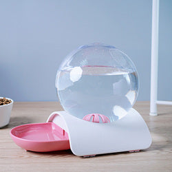 PAWS ASIA Factory New Eco Friendly Plastic Transparent Automatic Dog Water Bowl Cat Dispenser 2.8L