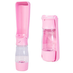 PAWS ASIA Factory Plastic Foldable Outdoor Walking Pet Drink Dog Water Bottle Feeder For Hiking