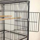 PAWS ASIA Manufacturers Easy Clean Double Layer Large Parrots Big Bird Cage With Tray And Wheel