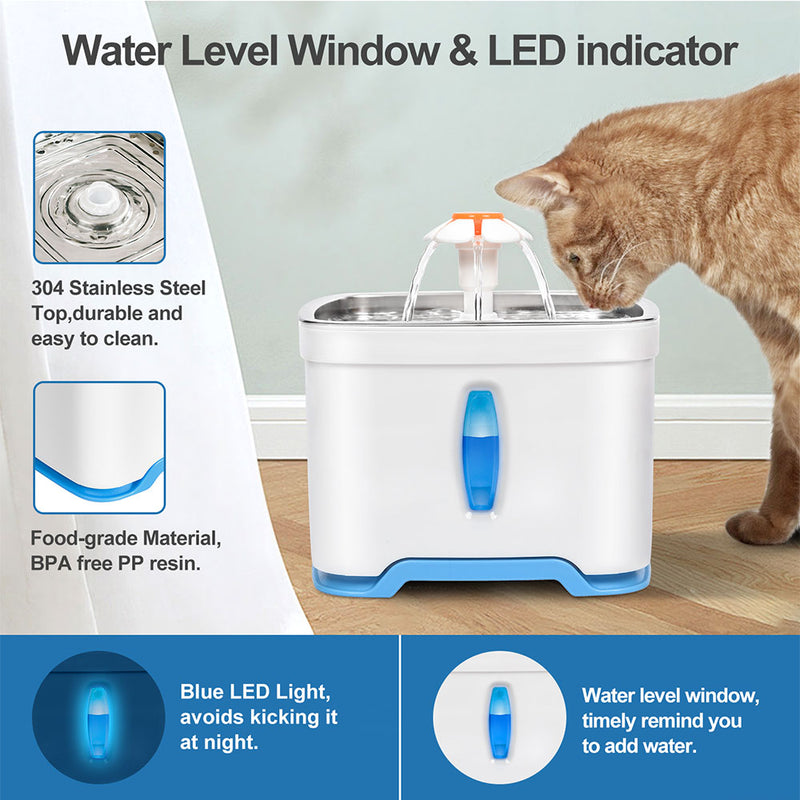 PAWS ASIA Wholesale Popular Small Automatic Multiple Pet Feeder Water Dispenser
