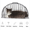 PAWS ASIA Wholesale Metal Durable Anti Scratch Cat Cage For Bathing Pet Shower Carrier