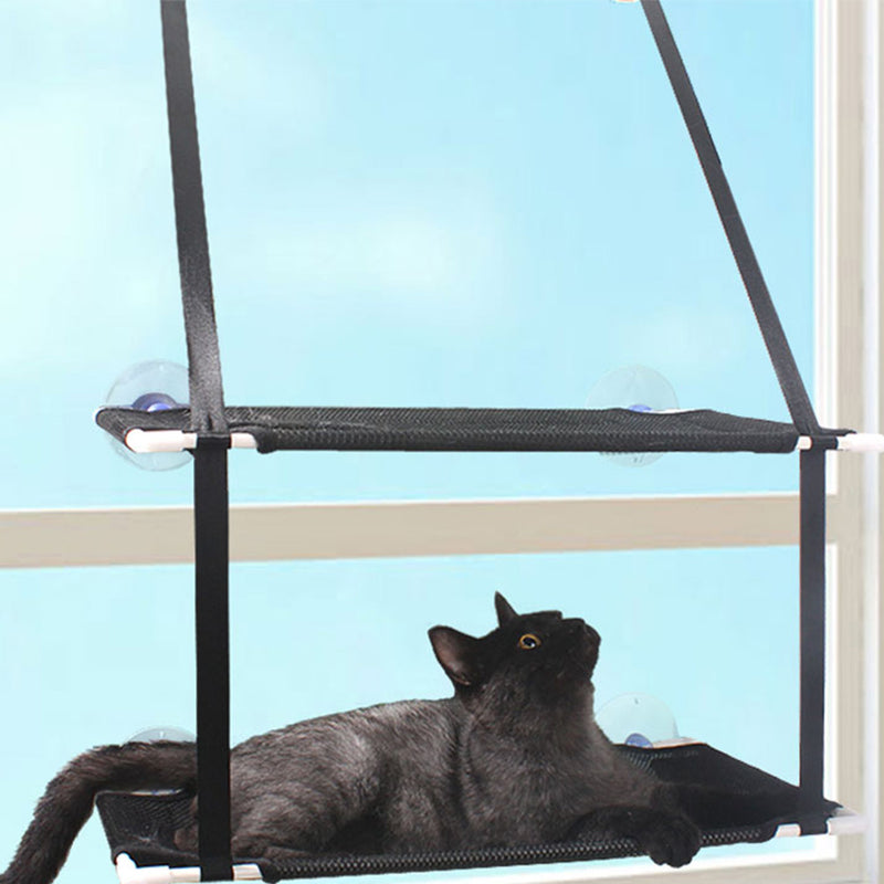 PAWS ASIA Amazon Best Sell Summer Washable 2 Layer Comfy Wall Hanging Window Cat Bed Hammock3