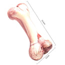 PAWS ASIA Ebay Best Sell Rubber Interesting Simulation Bone Look Real Chicken Nosework Squeaky Dog Toys