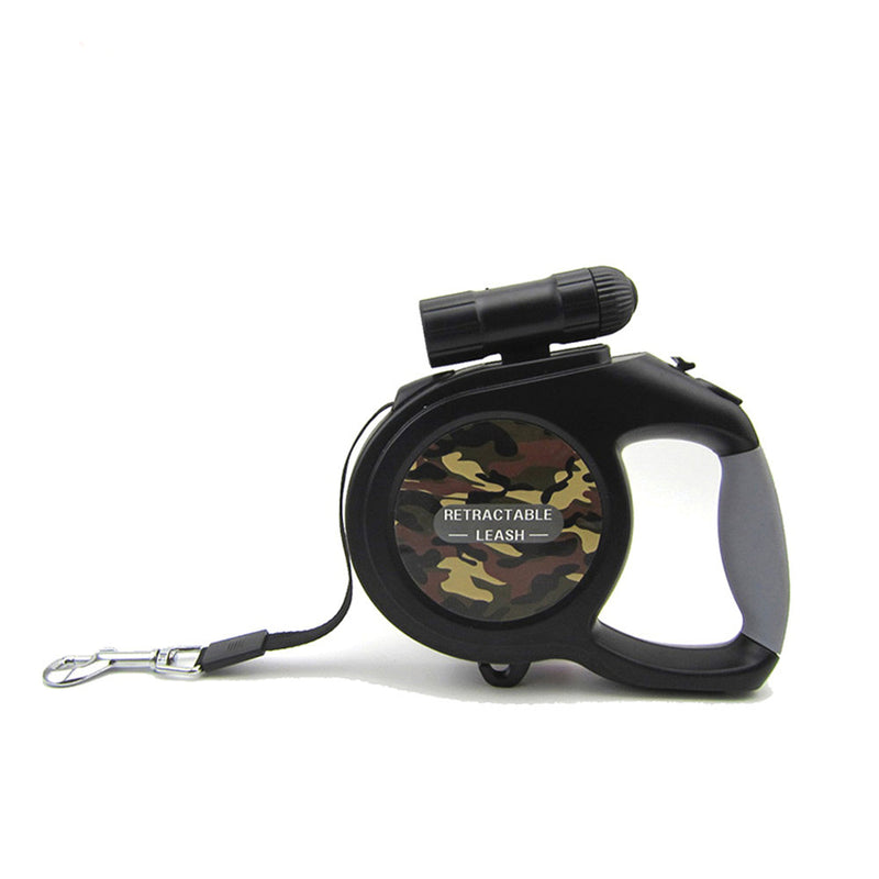 PAWS ASIA Amazon Hot Sale Multi Function Retractable Portable Dog Leash Led With Flashlight2