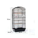 PAWS ASIA Amazon Popular White Steel Wire Cheap Large Breeding Bird Cage With Stand2