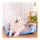 PAWS ASIA Factory Direct Sale Pet Fashion Outdoor Square Bed For Large Dogs Cat With Claw Print